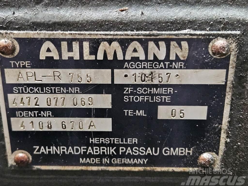Ahlmann AZ14-4108670A-ZF APL-R755-Axle/Achse/As Sillad
