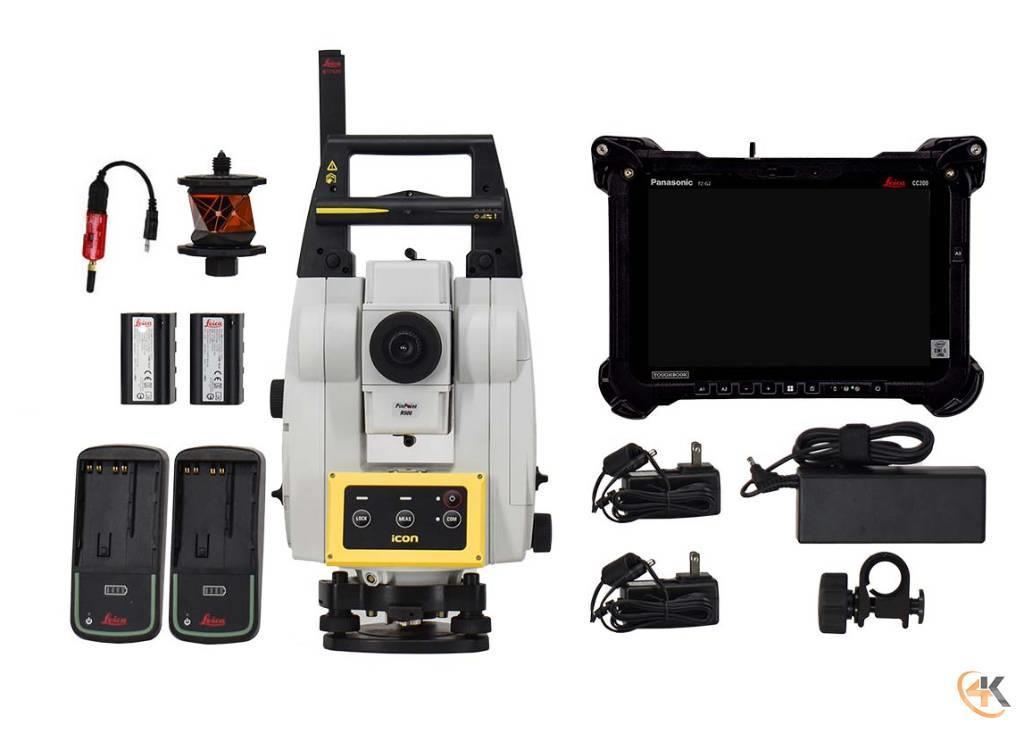 Leica Used iCR70 5" Robotic Total Station w CC200 & iCON Muud osad
