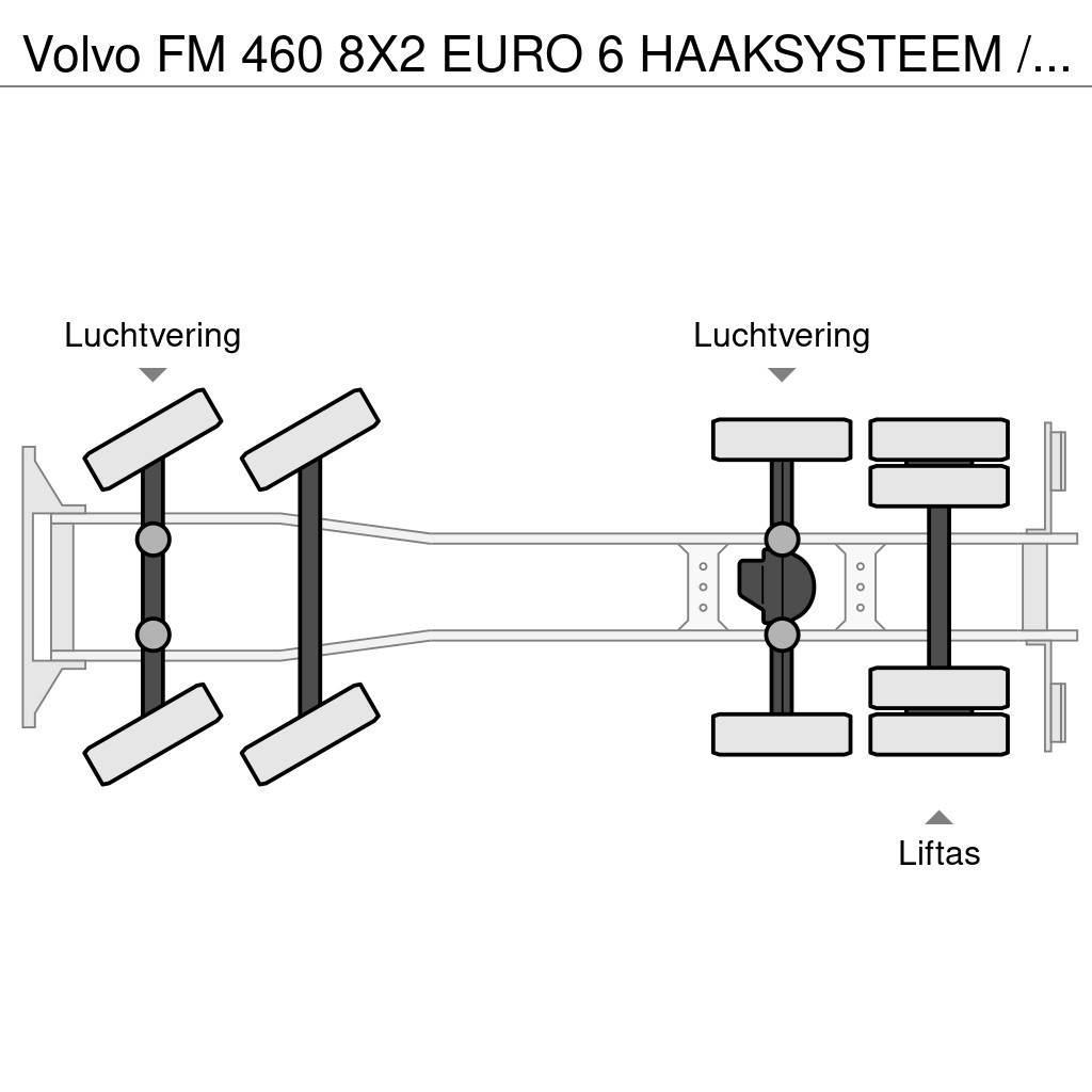 Volvo FM 460 8X2 EURO 6 HAAKSYSTEEM / PERFECT CONDITION Konksliftveokid