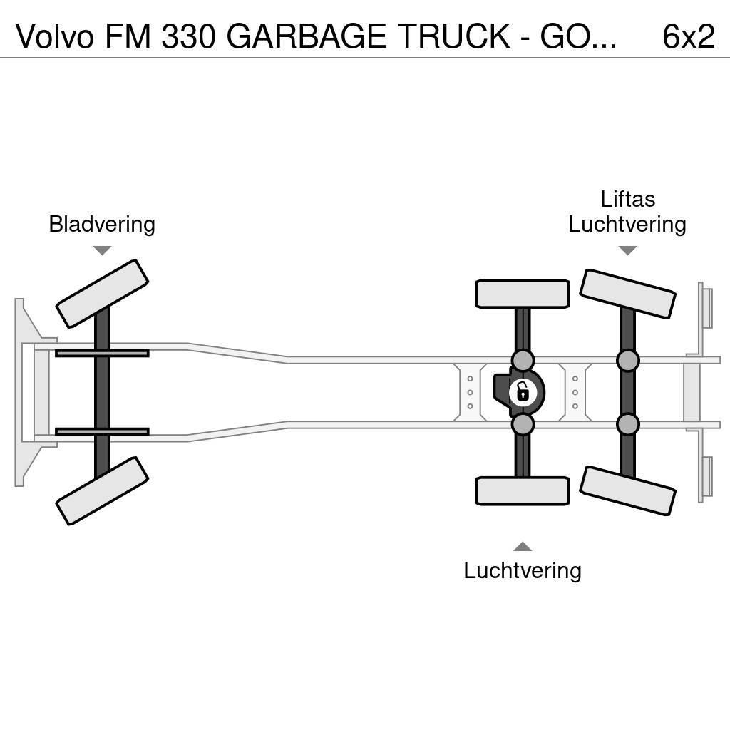 Volvo FM 330 GARBAGE TRUCK - GOOD WORKING CONDITION (!) Prügiautod
