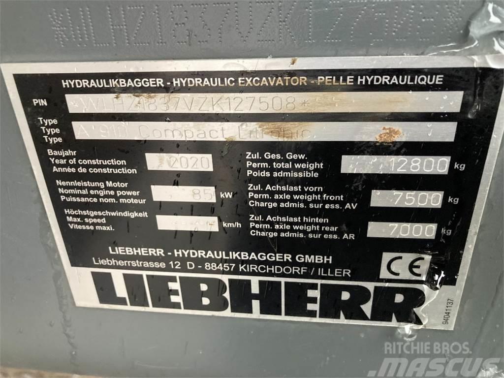Liebherr A910 Compact Ratasekskavaatorid