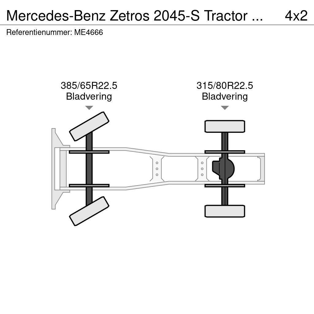 Mercedes-Benz Zetros 2045-S Tractor Head Sadulveokid