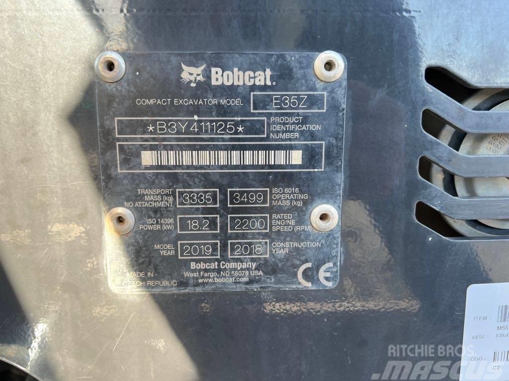 Bobcat E35Z Roomikekskavaatorid