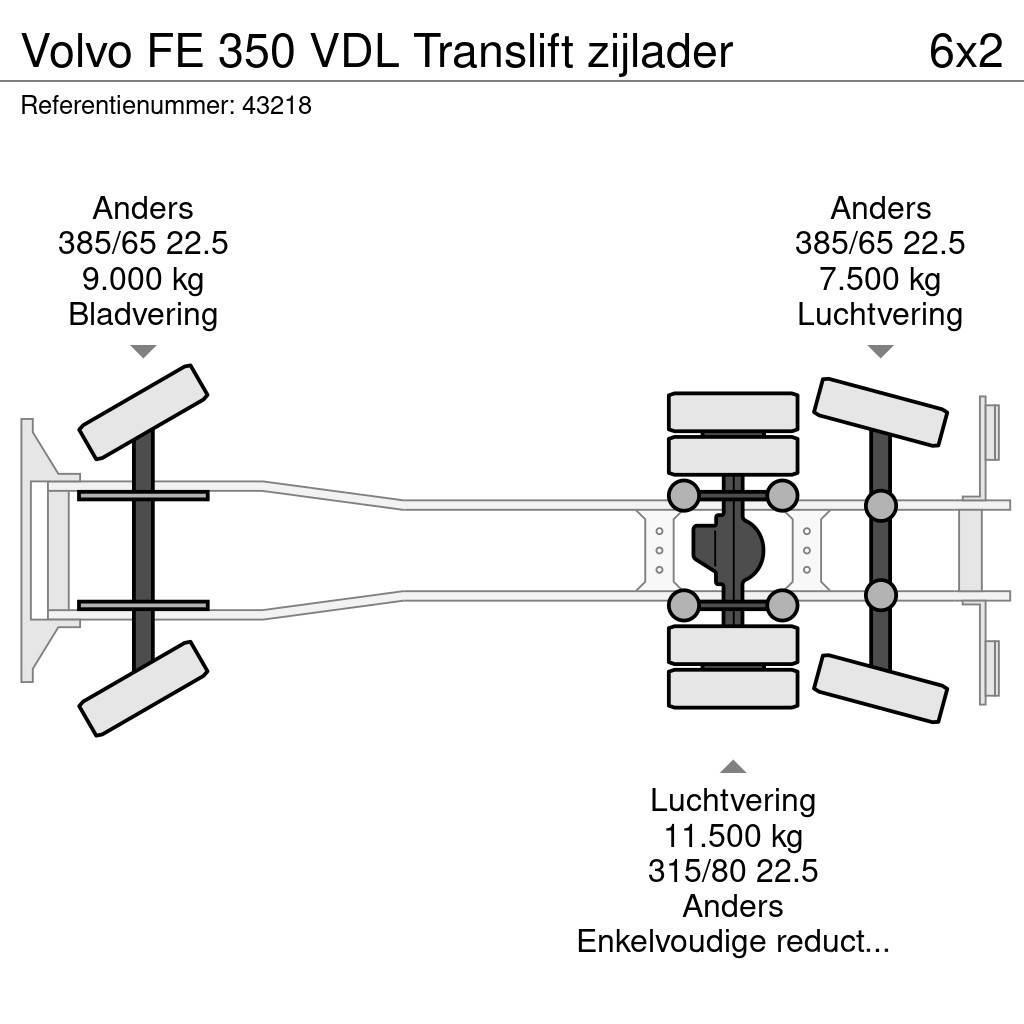 Volvo FE 350 VDL Translift zijlader Prügiautod