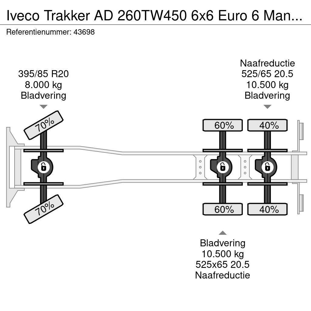 Iveco Trakker AD 260TW450 6x6 Euro 6 Manual Full steel J Kallurid