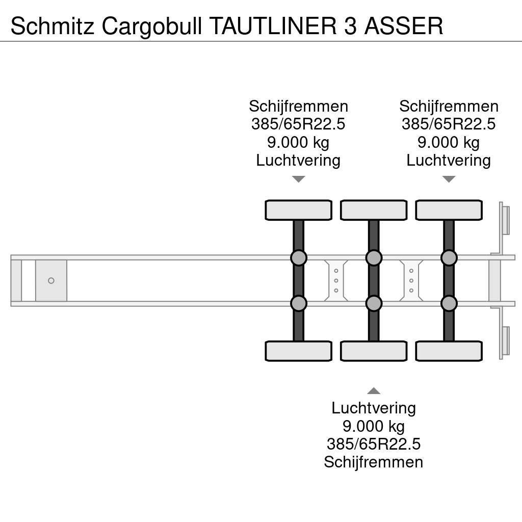 Schmitz Cargobull TAUTLINER 3 ASSER Tentpoolhaagised