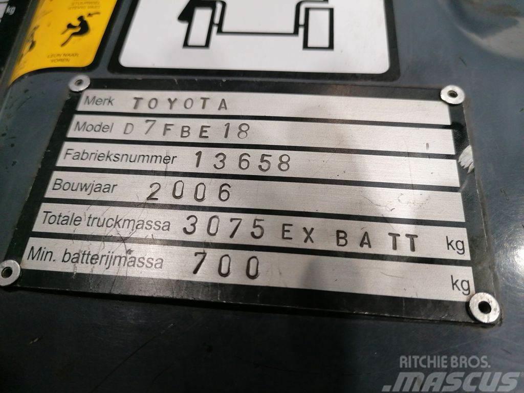 Toyota 7FBEF18 Elektritõstukid