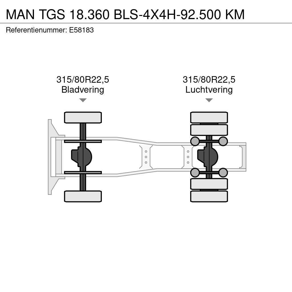 MAN TGS 18.360 BLS-4X4H-92.500 KM Sadulveokid