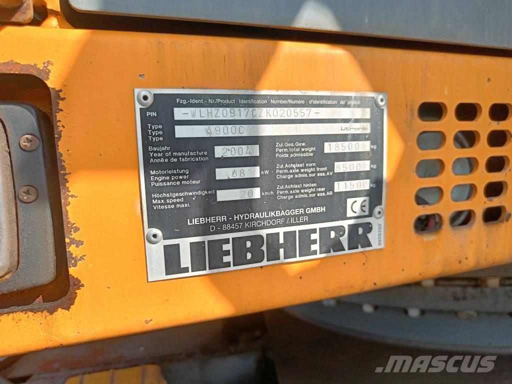 Liebherr A 900 C Litronic Ratasekskavaatorid