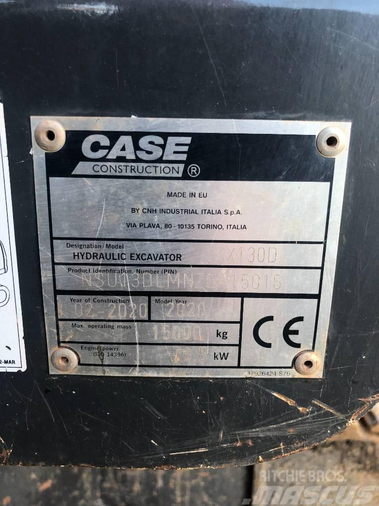 CASE CX 130 D Roomikekskavaatorid