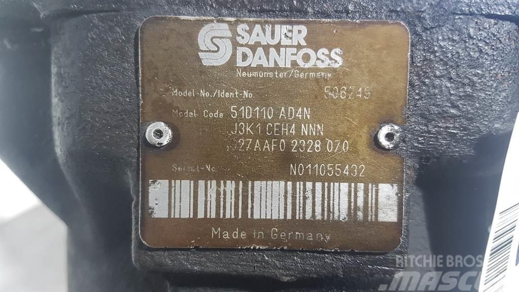 Sauer Danfoss 51D110AD4N-Drive motor/Fahrmotor/Rijmotor Hüdraulika