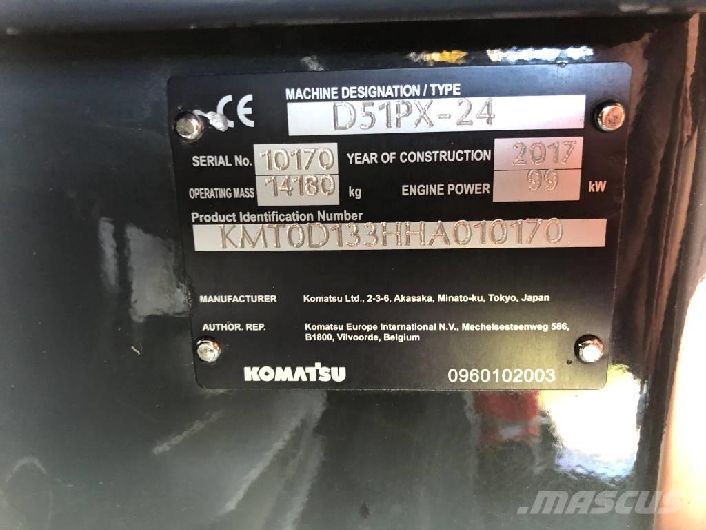 Komatsu D51PX-24 Buldooserid