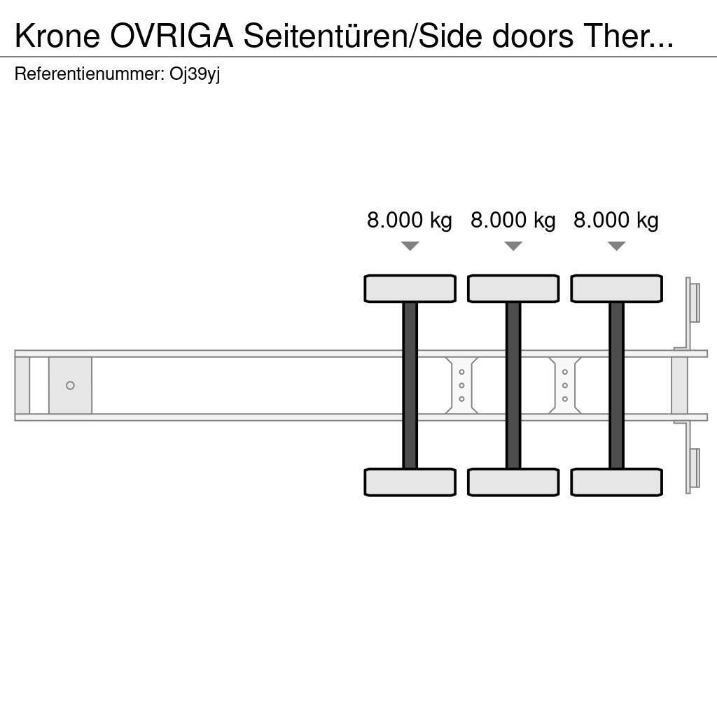 Krone OVRIGA Seitentüren/Side doors Thermo King SL400 Külmikpoolhaagised
