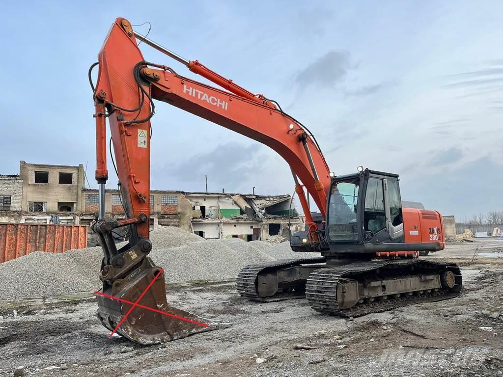 Hitachi ZX 280 LC-3 SOLD WITH QUICK CONNECTOR AND BUCET Roomikekskavaatorid