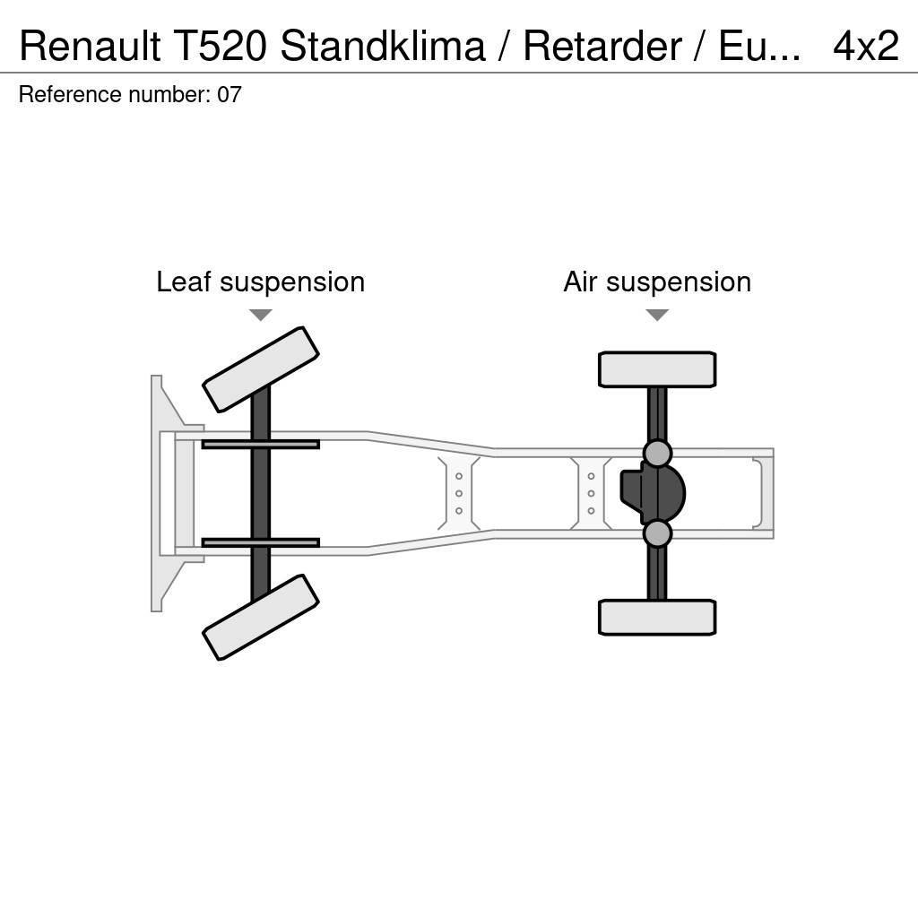 Renault T520 Standklima / Retarder / Euro 6 Sadulveokid