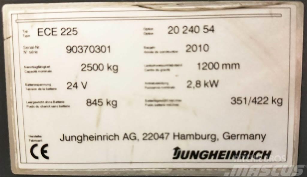 Jungheinrich ECE 225 - 2.400 MM GABELN - 2 EUROPALETTEN Miniekskavaatorid < 7 t