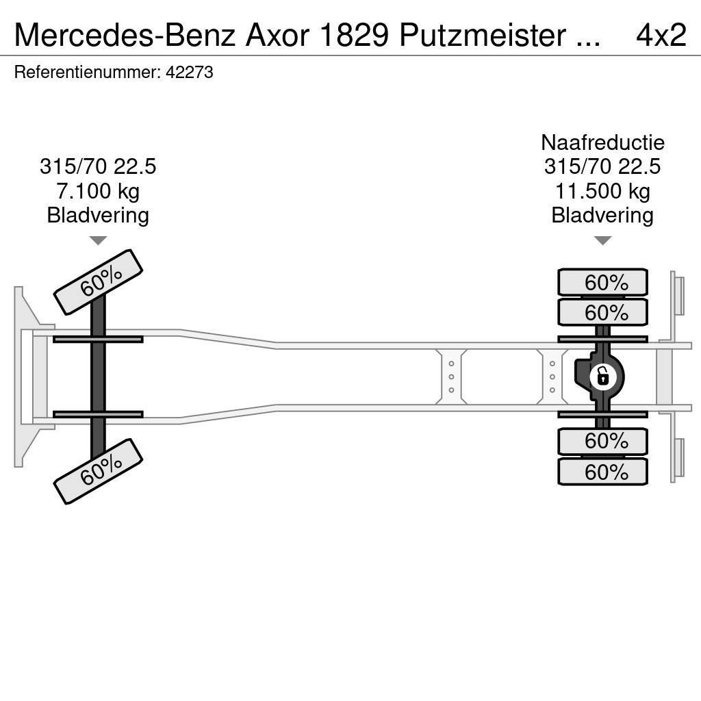Mercedes-Benz Axor 1829 Putzmeister M20-4 20 meter Betooni pumpautod