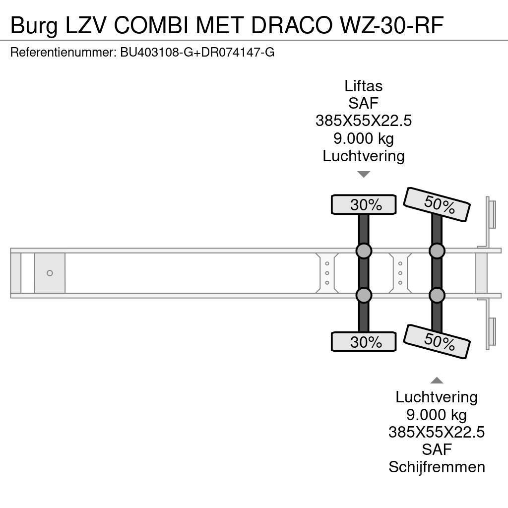 Burg LZV COMBI MET DRACO WZ-30-RF Külmikpoolhaagised
