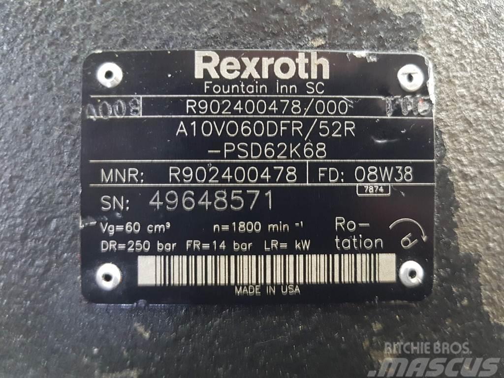 Rexroth A10VO60DFR/52R - Load sensing pump Hüdraulika