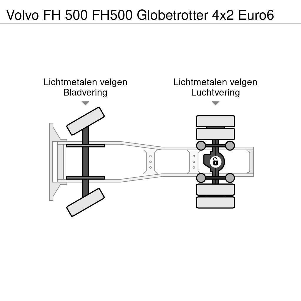 Volvo FH 500 FH500 Globetrotter 4x2 Euro6 Sadulveokid