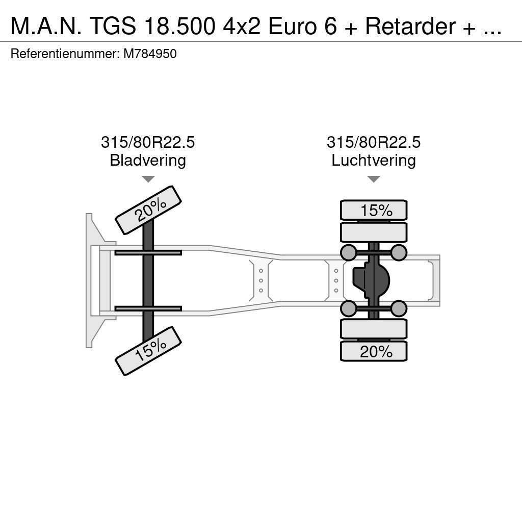 MAN TGS 18.500 4x2 Euro 6 + Retarder + Hydraulics Sadulveokid