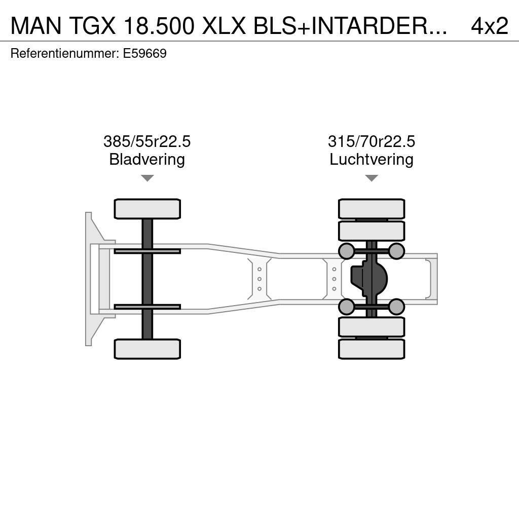 MAN TGX 18.500 XLX BLS+INTARDER-TOP! Sadulveokid