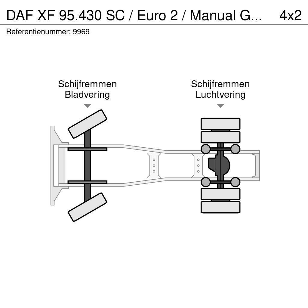 DAF XF 95.430 SC / Euro 2 / Manual Gearbox Sadulveokid