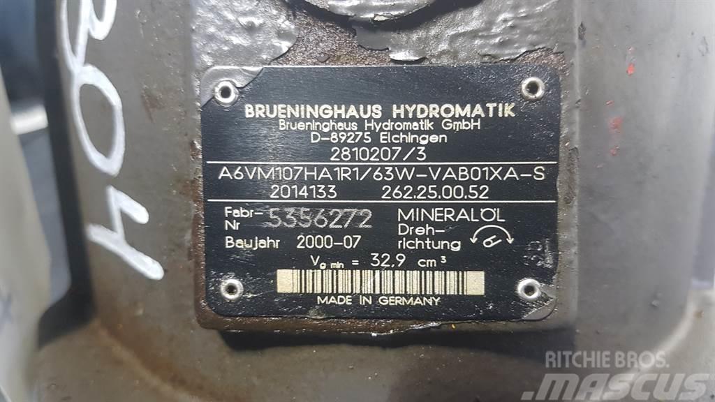 Brueninghaus Hydromatik A6VM107HA1R1/63W -Volvo L30-Drive motor/Fahrmotor Hüdraulika