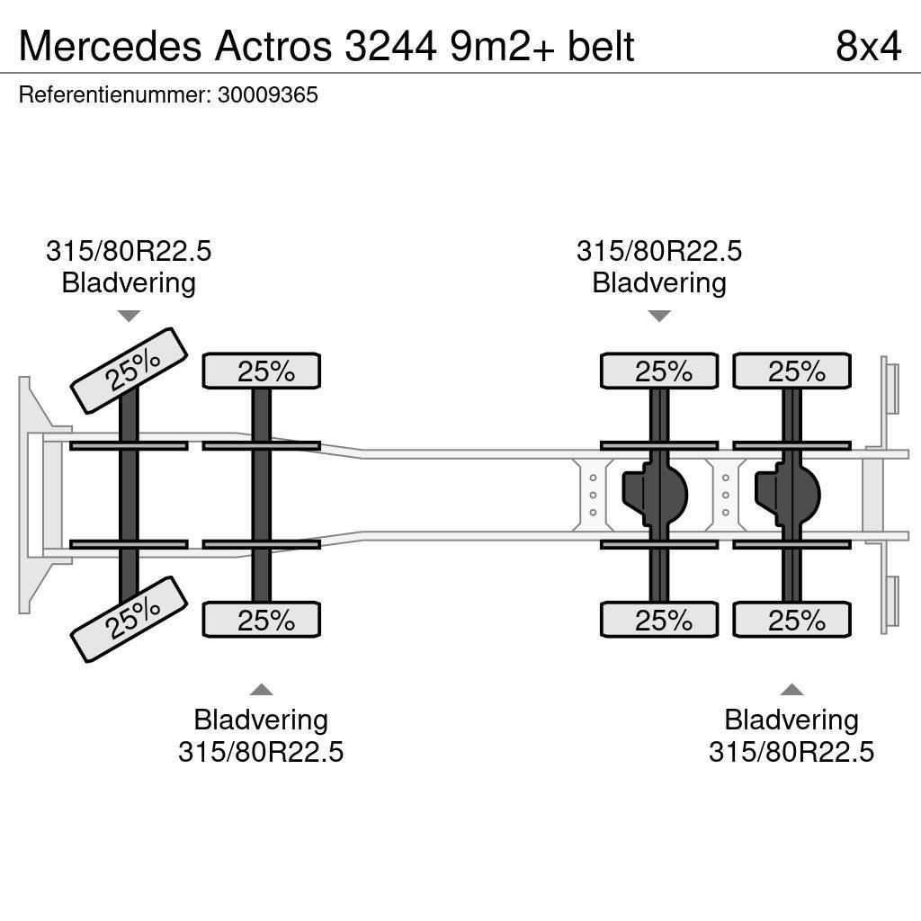 Mercedes-Benz Actros 3244 9m2+ belt Betooniveokid