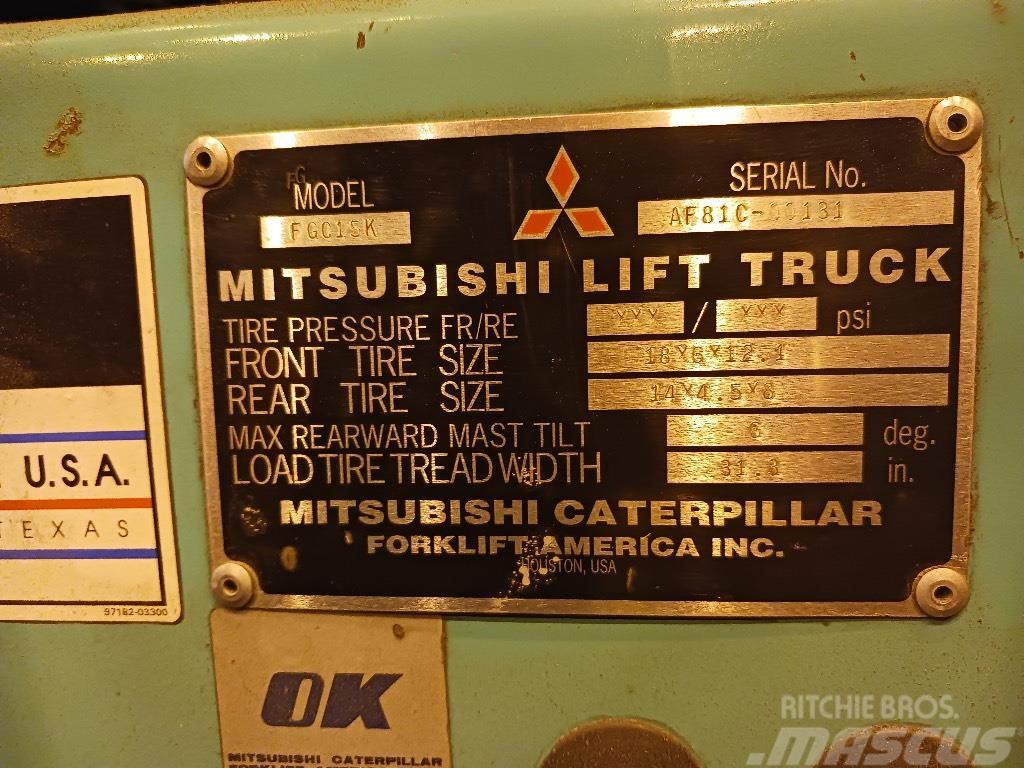 Mitsubishi FGC15K Kahveltõstukid - muud