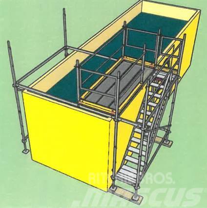  Container-Einrüstung Absetzbecken 1-Feld / 3-Feld  Ehitustellingud