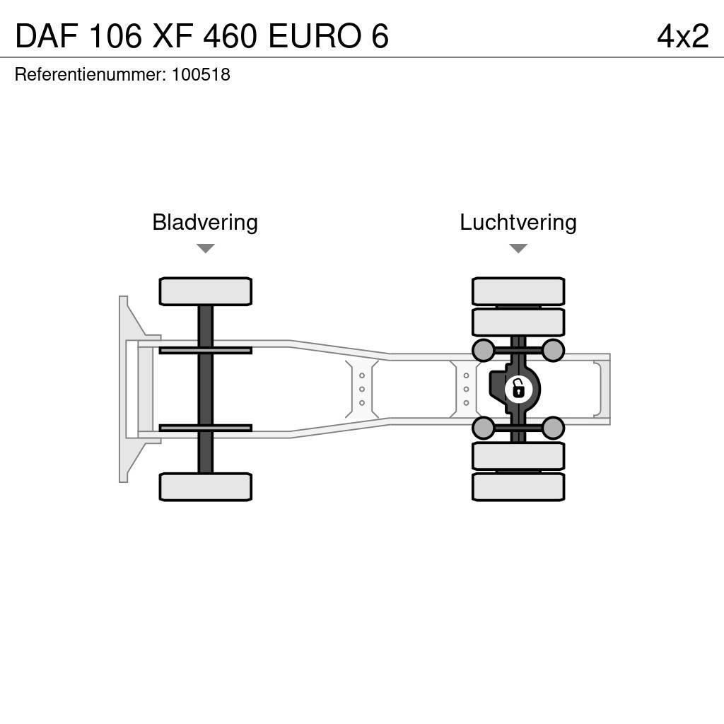 DAF 106 XF 460 EURO 6 Sadulveokid