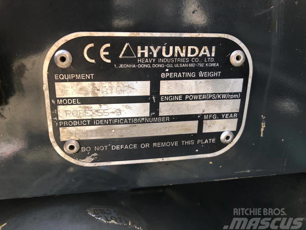 Hyundai R55-9 Miniekskavaatorid < 7 t