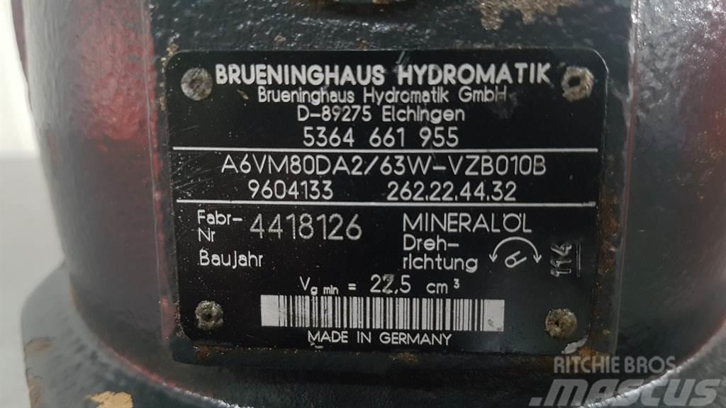 Brueninghaus Hydromatik A6VM80DA2/63W - Zeppelin ZL100 - Drive motor Hüdraulika