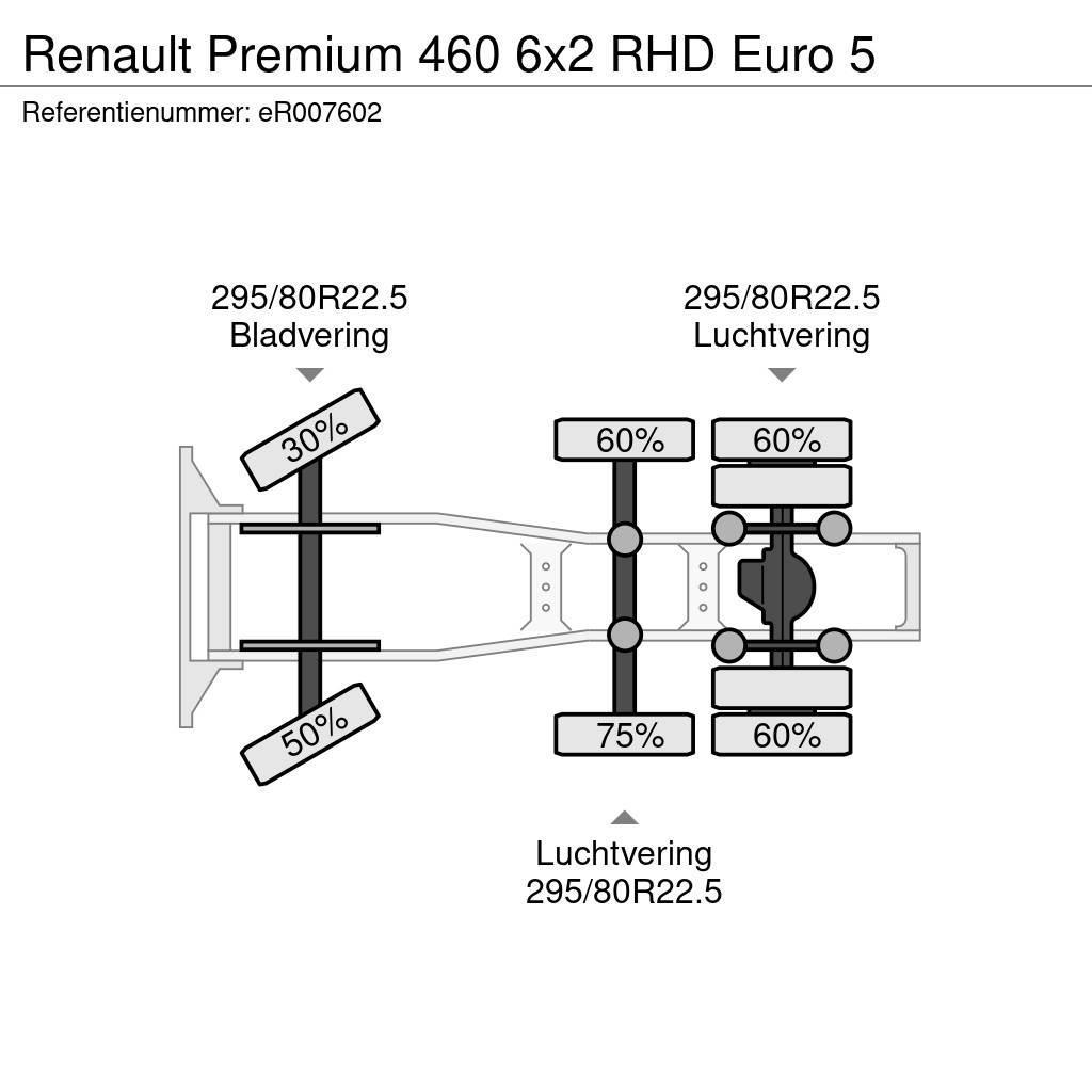Renault Premium 460 6x2 RHD Euro 5 Sadulveokid