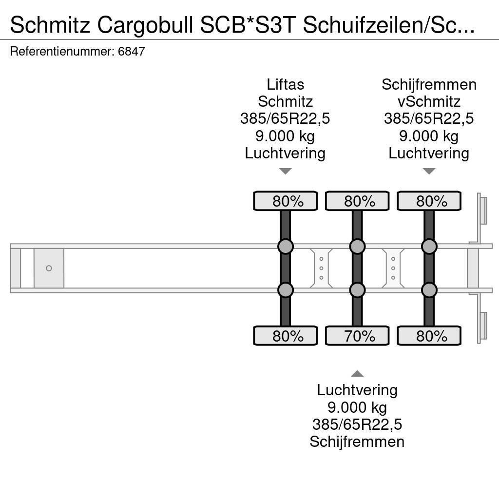 Schmitz Cargobull SCB*S3T Schuifzeilen/Schuifdak Liftas Schijfremmen Tentpoolhaagised