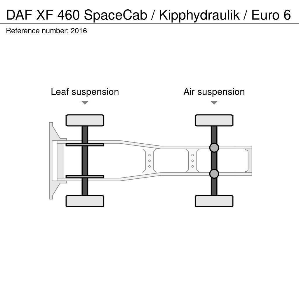 DAF XF 460 SpaceCab / Kipphydraulik / Euro 6 Sadulveokid
