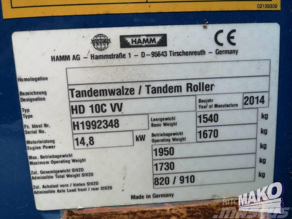 Hamm HD 10 C VV Tandemrullid