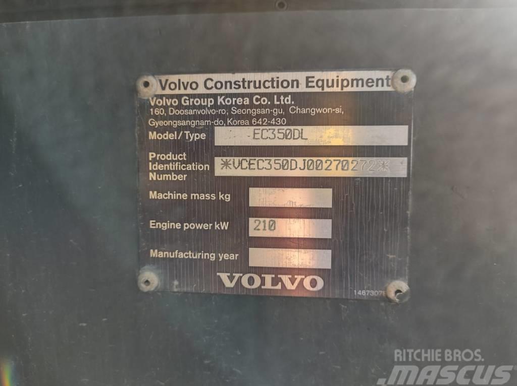 Volvo EC350DL Roomikekskavaatorid