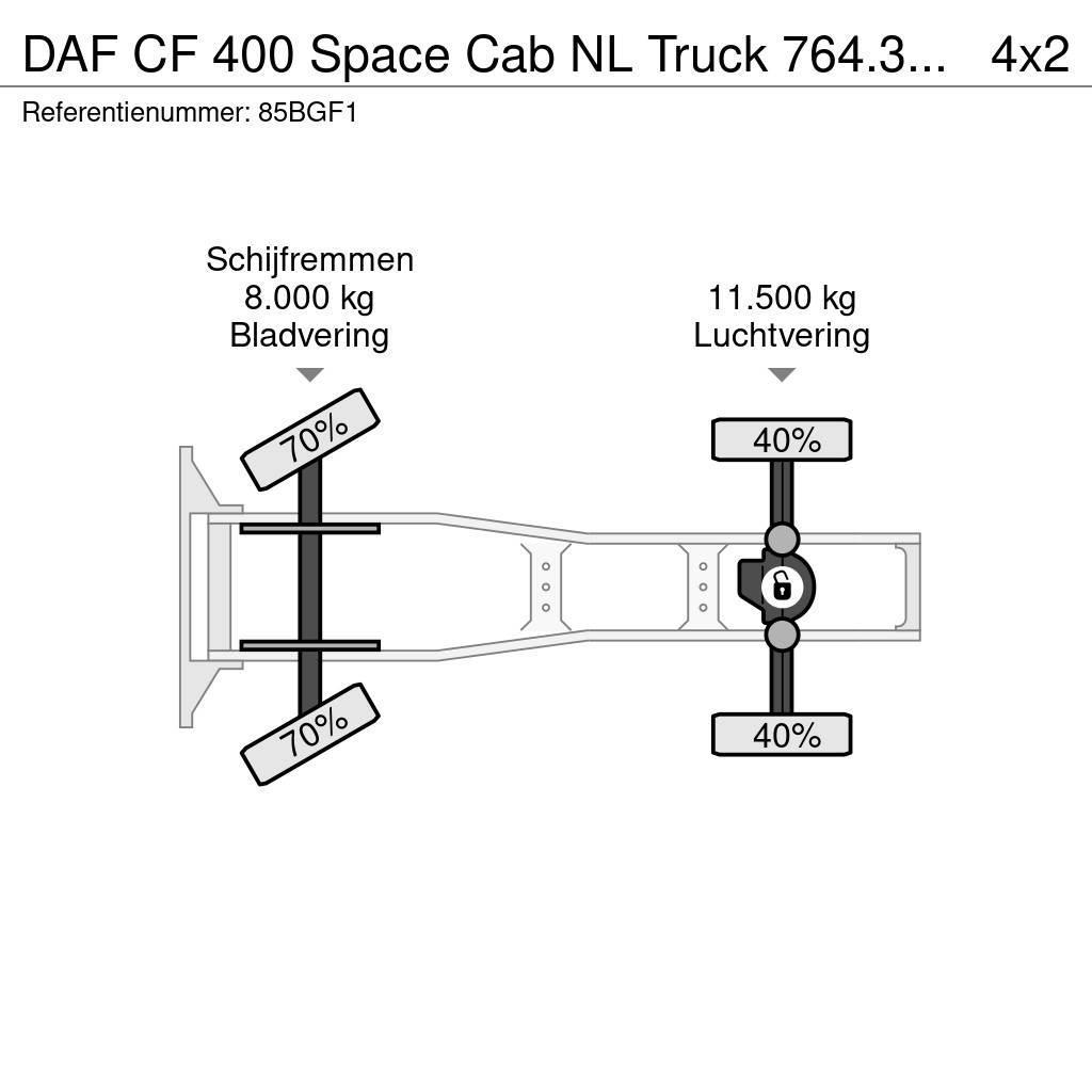 DAF CF 400 Space Cab NL Truck 764.313KM Sadulveokid