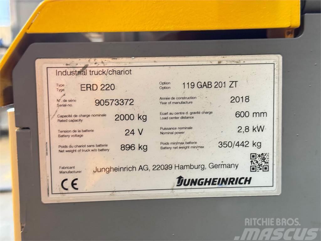 Jungheinrich ERD 220 - Bj. 2018 - TRAGLAST: 2.000KG - BATTERIE Miniekskavaatorid < 7 t