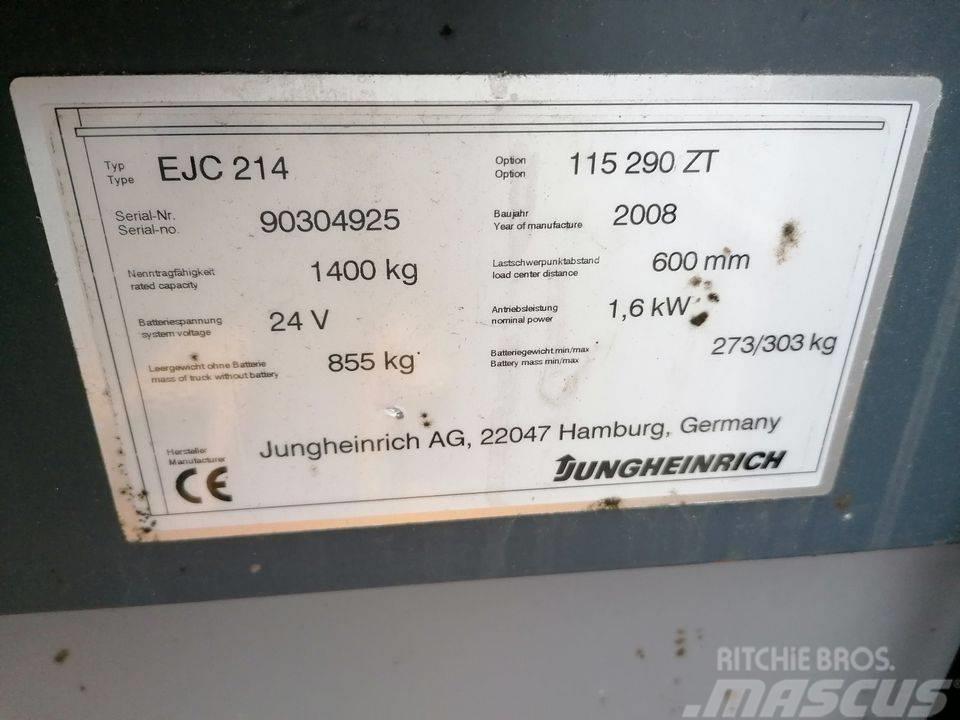 Jungheinrich EJC 214 Järelkäidavad virnastajad