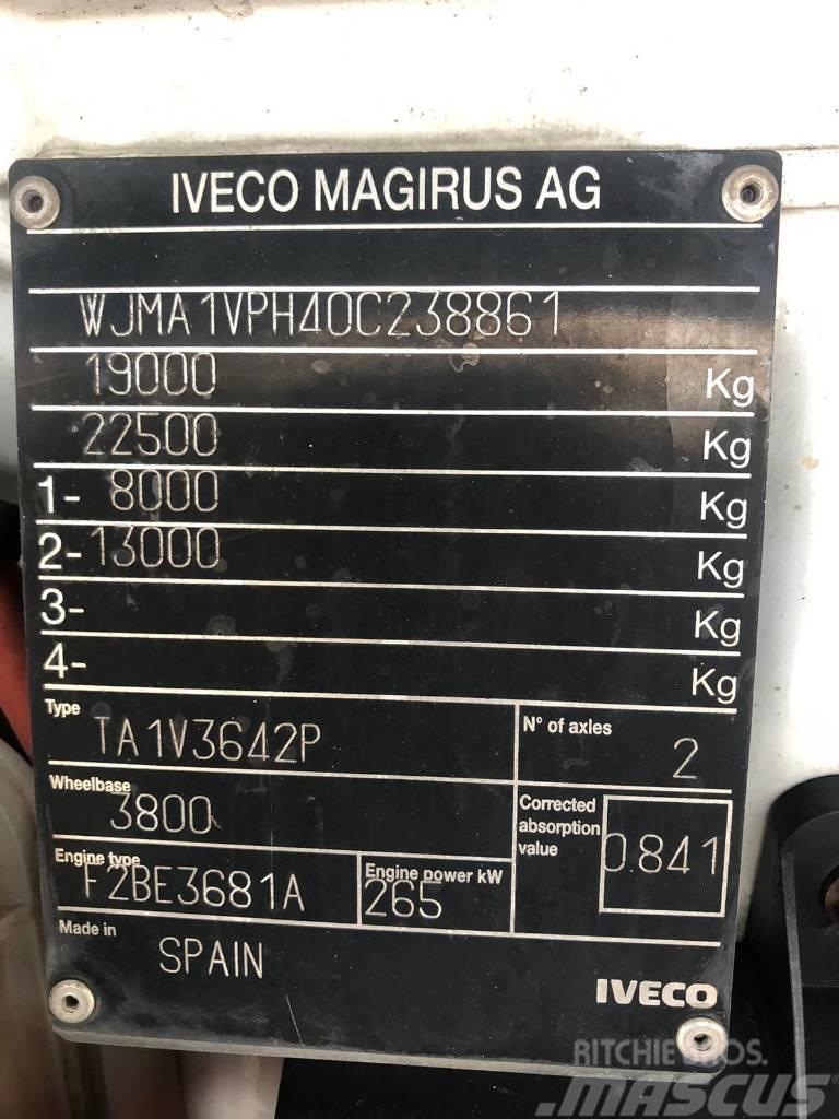 Iveco STRALIS 190S36 Kraanaga veokid