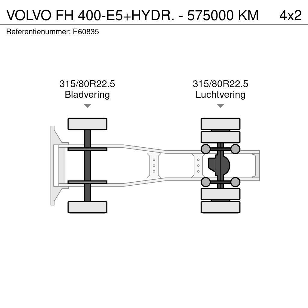 Volvo FH 400-E5+HYDR. - 575000 KM Sadulveokid