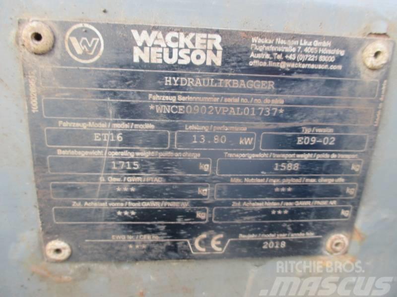 Wacker Neuson ET16 Miniekskavaatorid < 7 t