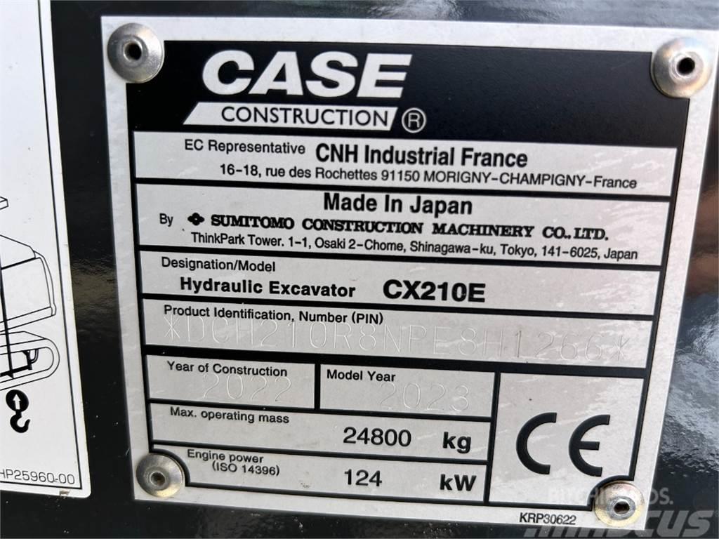 CASE CX 210E - STAGE-V Ratasekskavaatorid