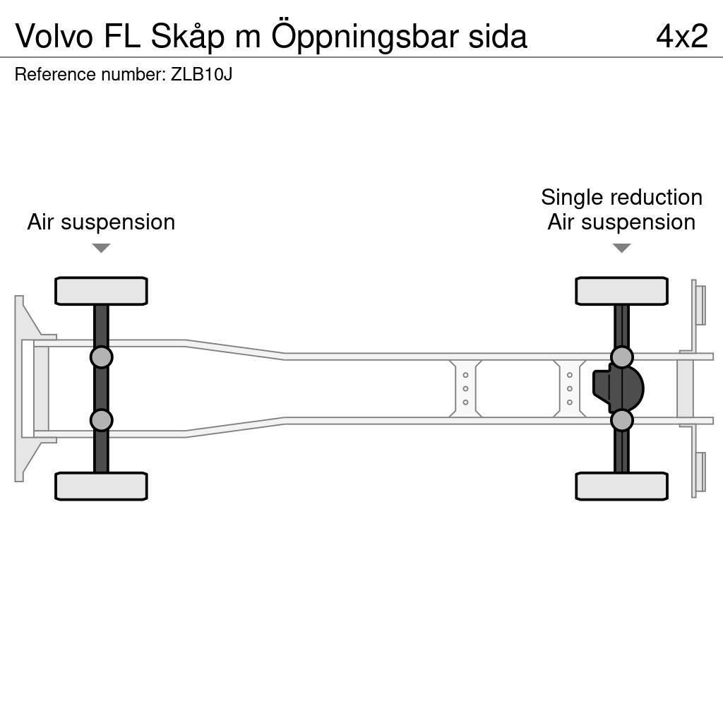 Volvo FL Skåp m Öppningsbar sida Furgoonautod
