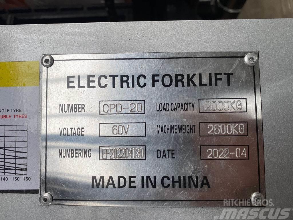 EasyLift CPD 20 Forklift - 2.000 kg loading cap. Kahveltõstukid - muud