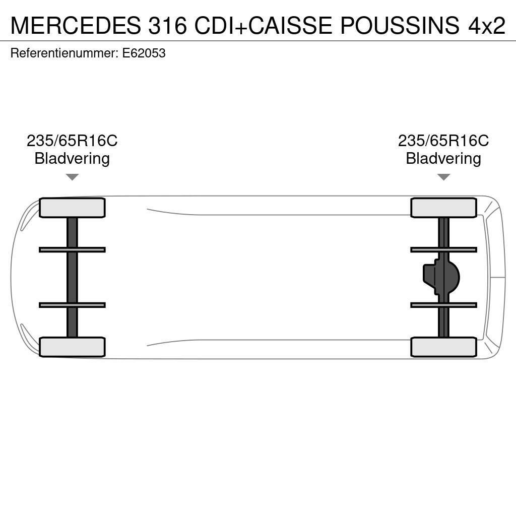 Mercedes-Benz 316 CDI+CAISSE POUSSINS Külmutus