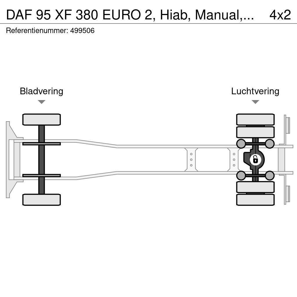 DAF 95 XF 380 EURO 2, Hiab, Manual, Winch Madelautod